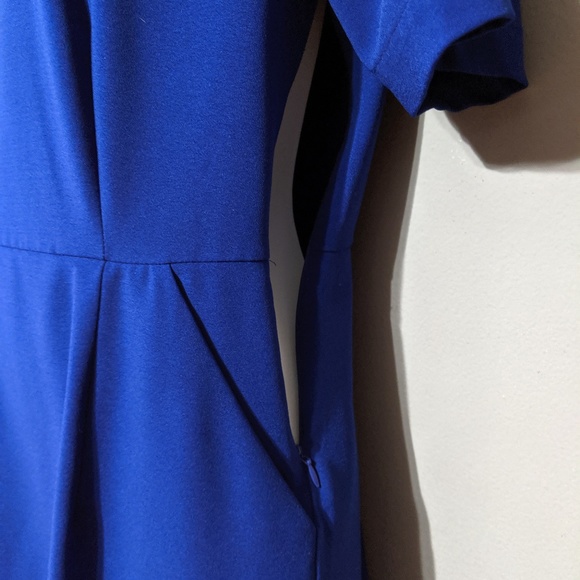 Blue Dress Peter Pan Collar Mini - Picture 4 of 4